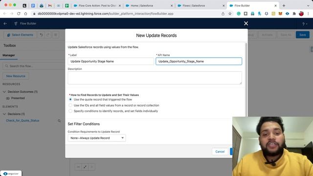 Record Trigger Flow to update Opportunity Stage When Quote status is changed | Salesforce Flow смотреть онлайн