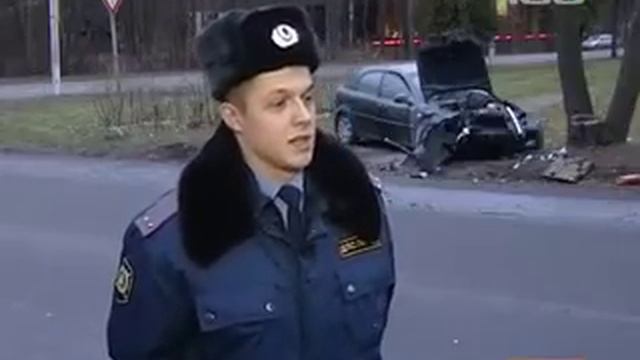 Преследование в Приморском районе и наезд на дерево смотреть онлайн