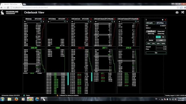 Haasbot's Orderbook View смотреть онлайн