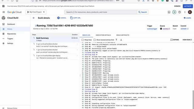 Deploying a NodeJS application to Google Kubernetes Engine using Cloud Build смотреть онлайн
