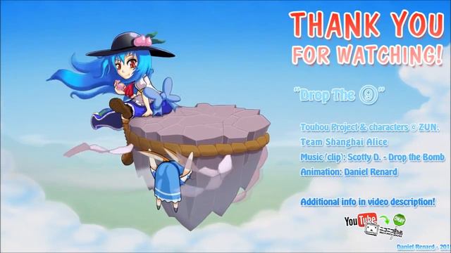 【Touhou Fanimation】 аниме прикол смотреть онлайн