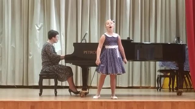 "Свирель да рожок"муз.Ю.Чичкова,сл.П.Пляцковского, поёт Калинина Мария смотреть онлайн