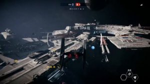 Космический бой в Star Wars BF2