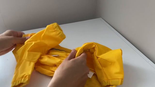 Дождевик Мадрид жёлтый без утеплителя