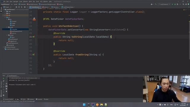 Journey(JavaFX)S2E11 DatePicker Converter Set Specific Date Format смотреть онлайн