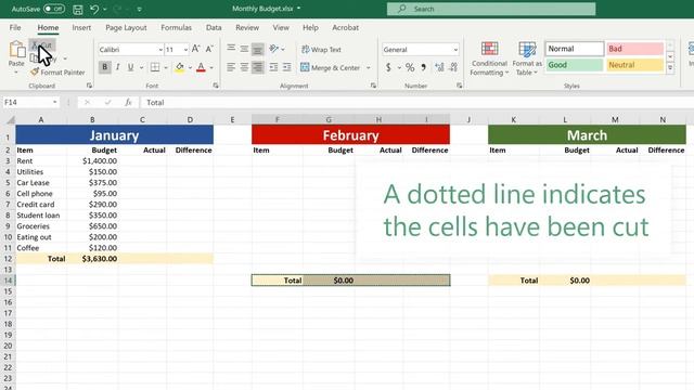 Excel - Move or copy cells and cell contents смотреть онлайн