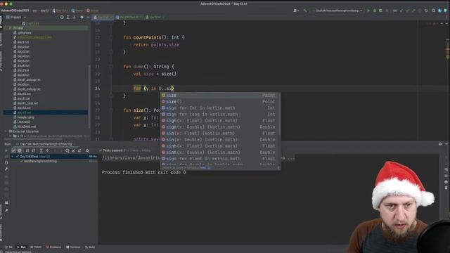 Advent of Code 2021 - Day #13 (Kotlin) - Folding paper смотреть онлайн