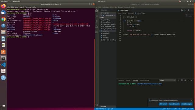 How to run python code in Linux смотреть онлайн