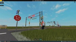 ROBLOX - Cars vs trains - Railroad crossing From South Korea