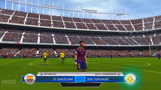 FIFA Soccer 14 Demo - Barcelona x Borussia Dortmund смотреть онлайн