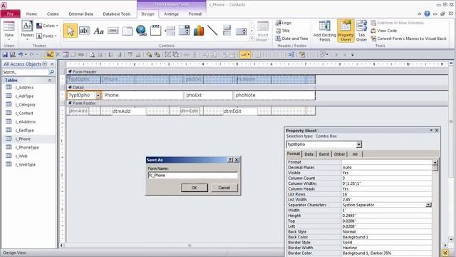 Learn Access -6- Create a Continuous Form in Microsoft Access смотреть онлайн