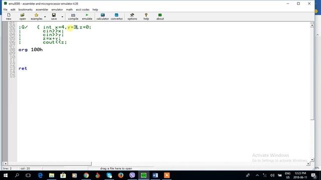 micro 6 inc , dec , C++ смотреть онлайн