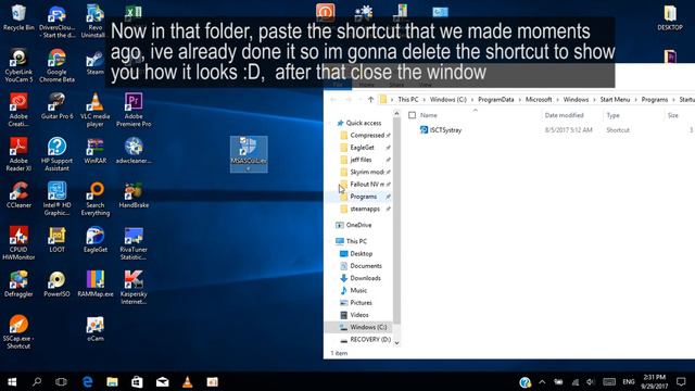 Windows Defender Notification Icon Missing From Tray FIX (Read Description)