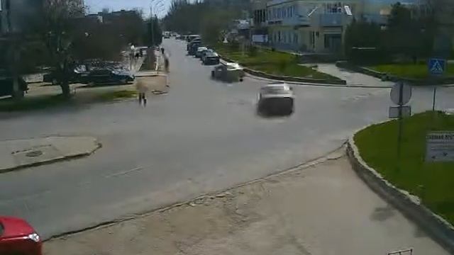 Перекрёсток в Щёлкино, 07.04.2014 - time-lapse с камеры 2 смотреть онлайн