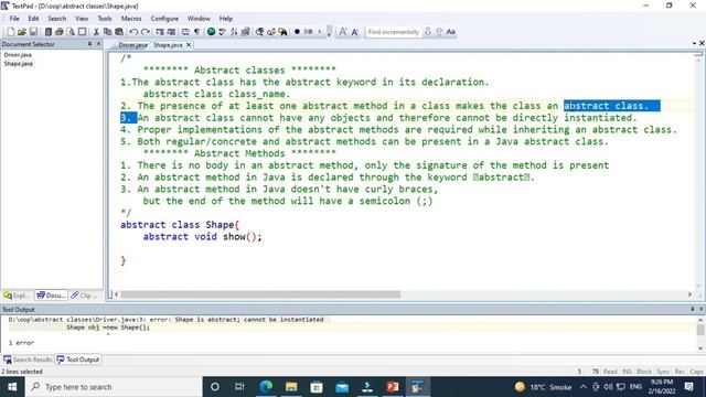 Abstract classes in Java | abstract method смотреть онлайн