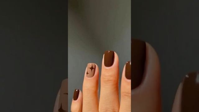 ИДЕИ КОРИЧНЕВОГО МАНИКЮРА 1 ЧАСТЬ??? #эстетика #косметика #маникюр смотреть онлайн