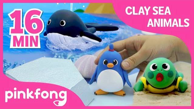 How to make Clay Sea Animals | +Compilation | Arts and Crafts | Pinkfong Craft time for Children смотреть онлайн