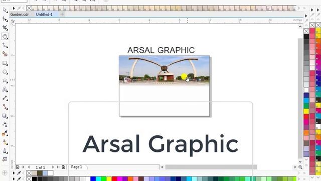 Coreldraw X7  Design Azhar Garden  Latest Design CDR File Free Download