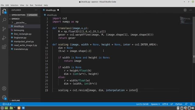 #OpenCV - 7. Scaling/Resize | Grafika Komputer | Image Processing | Computer Vision смотреть онлайн