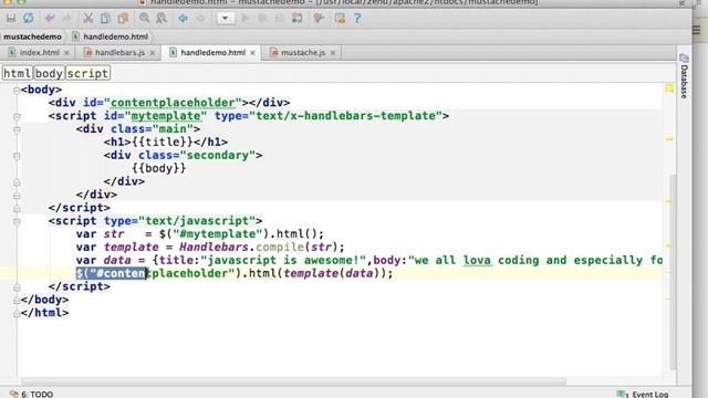 Handlebars.js Jump Start смотреть онлайн