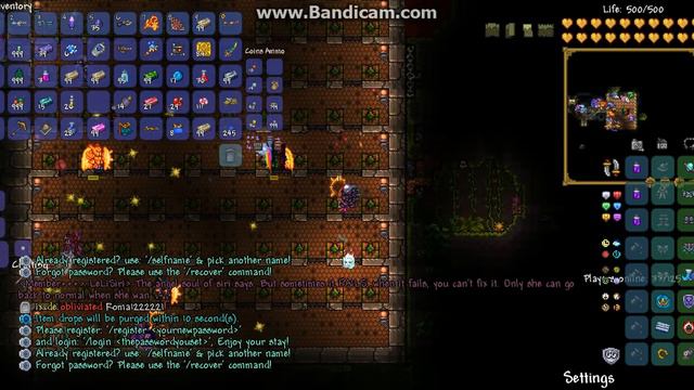 Terraria сервер со всеми вещами на версию 1.3.3.1 смотреть онлайн