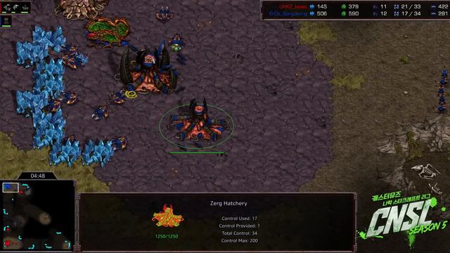 StarCraft 1: YES!! ANOTHER ZvZ!!! - beast vs Bale | CNSL 5 смотреть онлайн