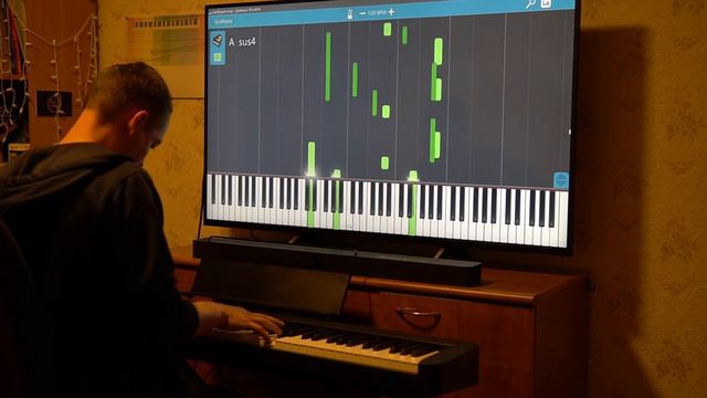 River Flows in You (Cover) | 2 months of practice | Absolutely beginner level смотреть онлайн