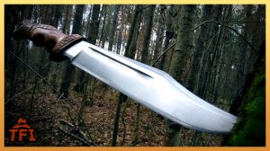 Как сделать огромный нож из рессоры своими руками? DIY