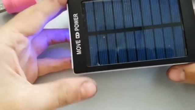 Power bank с солнечной батареей 12000 mAh смотреть онлайн