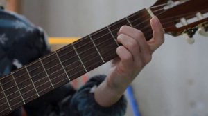 Три аккорда на гитаре (Am Dm E). Детская песня Про щеночка.