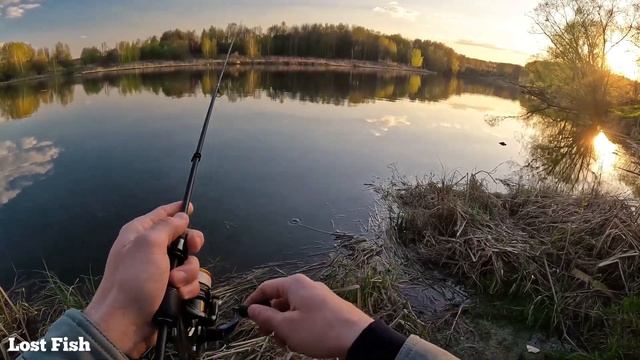 ЛОВЛЯ ПЛОТВЫ ВЕСНОЙ НА СПИННИНГ! Мормышинг смотреть онлайн