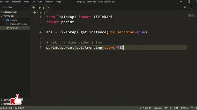 How to Retrieve Information from TikTok in Python смотреть онлайн