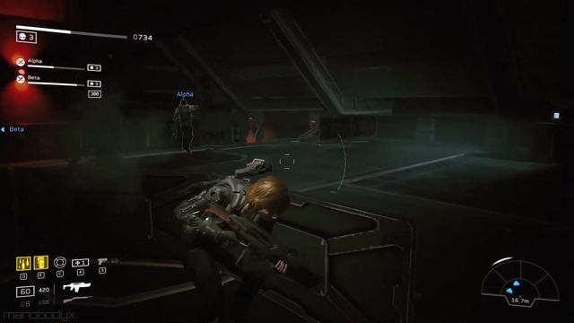 Как этот корабль до сих пор держится на плаву?! Manobodyx раздражается в Aliens Fireteam Elite! #1 смотреть онлайн