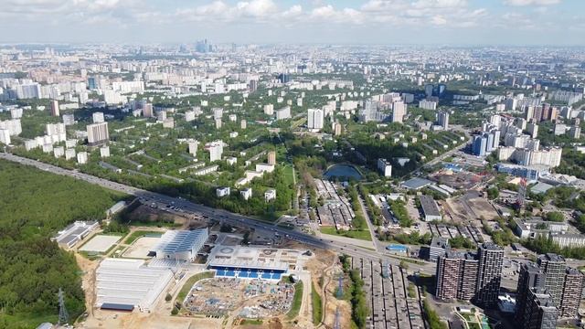 Чертаново Северное. Москва. Dji Mavic Mini смотреть онлайн
