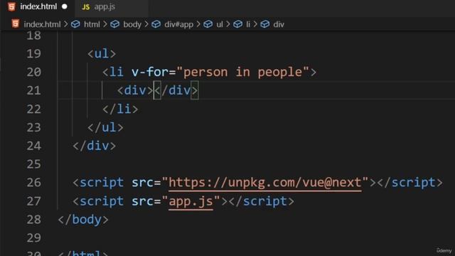 022 List Rendering (02 - Vue Fundamentals) смотреть онлайн