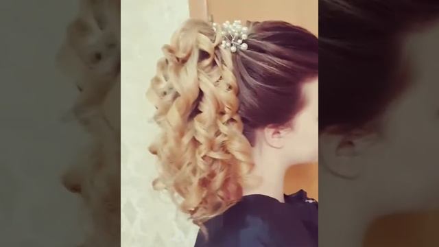 Высокий хвост с завивкой смотреть онлайн