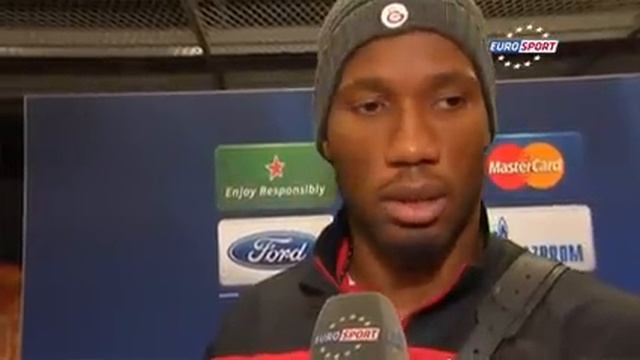 Eden Hazard and Didier drogba - Eurosport Interview смотреть онлайн