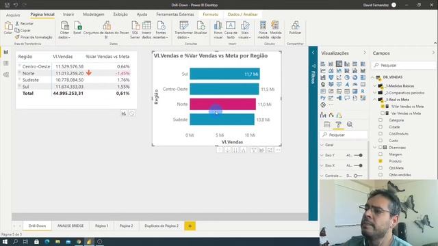 [Power BI] Deixe seus Dashboards MAIS Analíticos com Drill-down e drill-across no Power BI смотреть онлайн