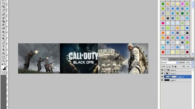 Фотошоп Делаем шапку сайта смотреть онлайн