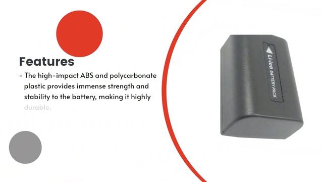 Replacement Battery for Sony NP-FV50 смотреть онлайн