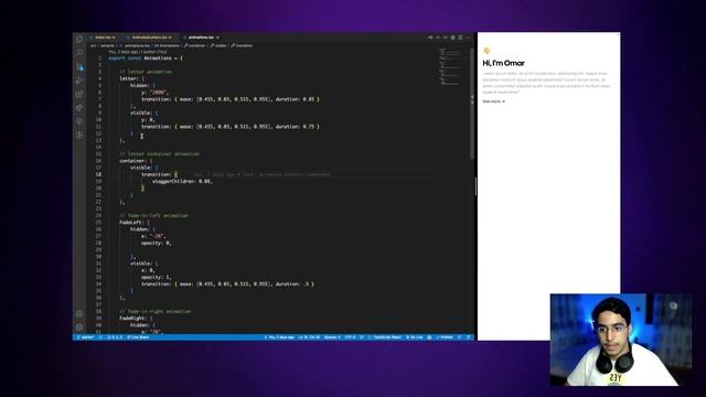 Learn Framer Motion by building a hero section using Next.js, Tailwindcss and Vercel ⭐ смотреть онлайн
