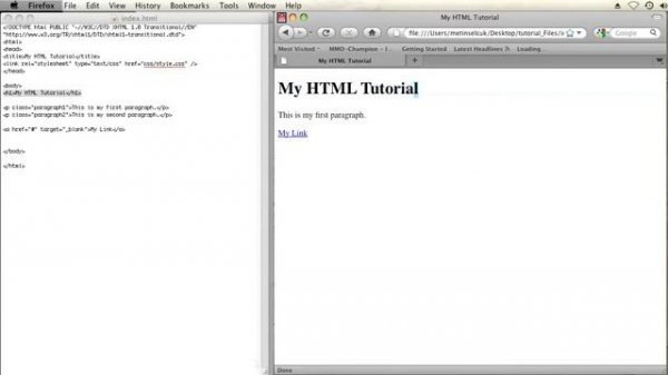 Changing the Background Color of the Title Element in HTML