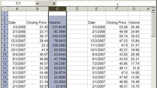 Adjust multiple columns and rows at once in Excel смотреть онлайн