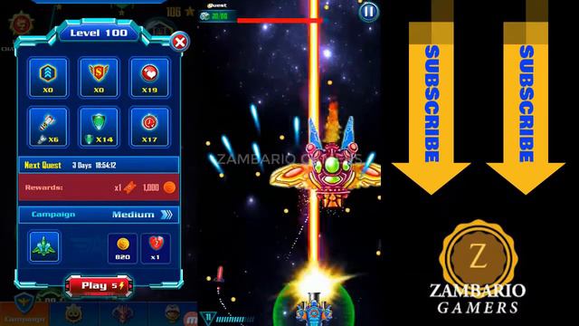 Alien Shooter Level 100 | Low Power Ship | Galaxy Attack | Pulse Blast | Zambario Gamers смотреть онлайн