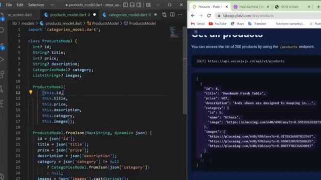 Flutter 3.0 & Rest API crash course, build a store app смотреть онлайн