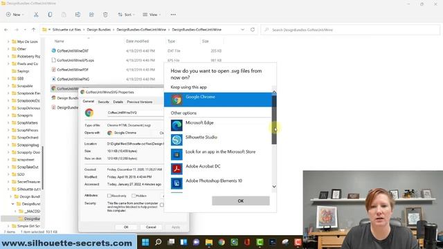 Changing the default for svg files on a Windows computer - Silhouette Studio смотреть онлайн