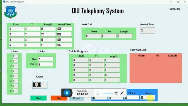 Telephony System Project with .Net Windows Form смотреть онлайн