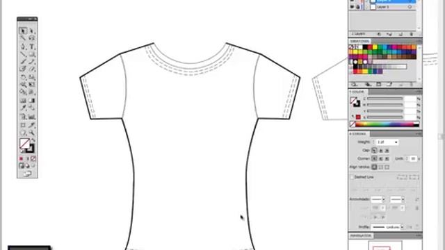 Fashion flat sketch in Illustrator pen tool tutorial Adobe Illustrator tutorial YouTube смотреть онлайн