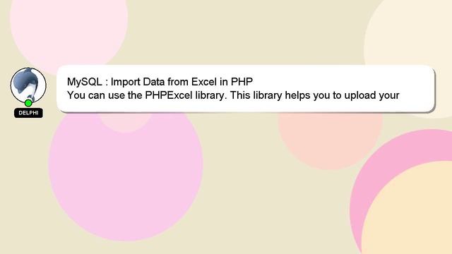 MySQL : Import Data from Excel in PHP смотреть онлайн