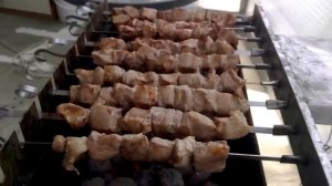 Мангал + Устройство для вращения шампуров